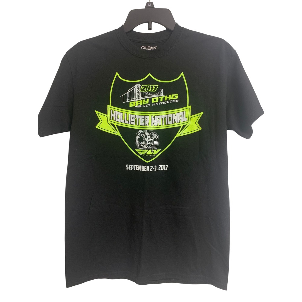Hollister National 2017 Motocross Tee and Suzuki Racing Beanie Set Black M